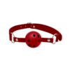 DISCRETION BREATHABLE GAG RED