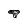 DOMINA WIDE BAND STRAP ON HARNESS BLACK