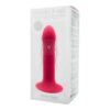DOUBLE DENSITY DILDO WITH VIBRATION HITSENS 2 65 S02 M PINK