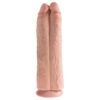 DOUBLE DILDO TWO COCKS ONE HOLE FLESH 11