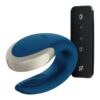 DOUBLE LOVE LUXURY PARTNER VIBRATOR WITH APP BLUE