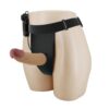 DRAVEN UNIVERSAL ADJUSTABLE HARNESS WITH HOLLOW VIBRATING DILDO