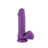 DUAL DENSITY DILDO PURPLE 76