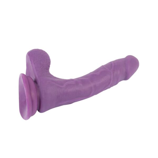 DUAL DENSITY DILDO PURPLE 8 - IMAGE 4