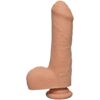 DUAL DENSITY DILDO UNCUT D WITH BALLS 7 ULTRASKYN VANILLA