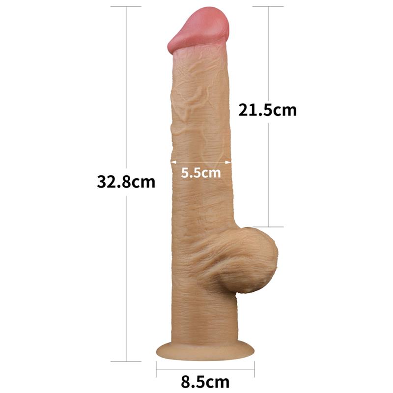 DUAL LAYERED DILDO 12.5 11 DUAL LAYERED DILDO 12.5 - IMAGE 11