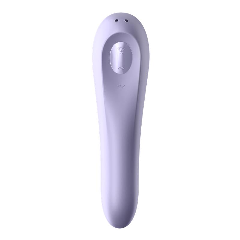 DUAL PLEASURE APP VIBE AND PULE AIR SUCKER RECHARGABLE MAUVE 3 DUAL PLEASURE APP VIBE G-SPOT VIBRATOR AND AIR SUCKER
