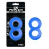 DUO COCK 8 BALL RING BLUE