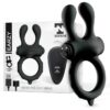 EARZY VIBRATING PENIS RING WITH REMOTE CONTROL USB MAGNETIC SILICONE
