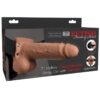 ELASTIC STRAP ON WITH 7 HOLLOW DILDO 10 FUNCTIONS REMOTE CONTROL USB