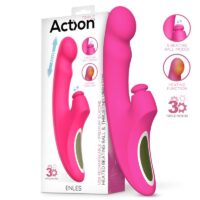 Enles Vibrator with Beating Ball, Thrusting and Heat Function