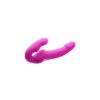 EVOKE VIBRATING STRAPLESS STRAP ON PINK
