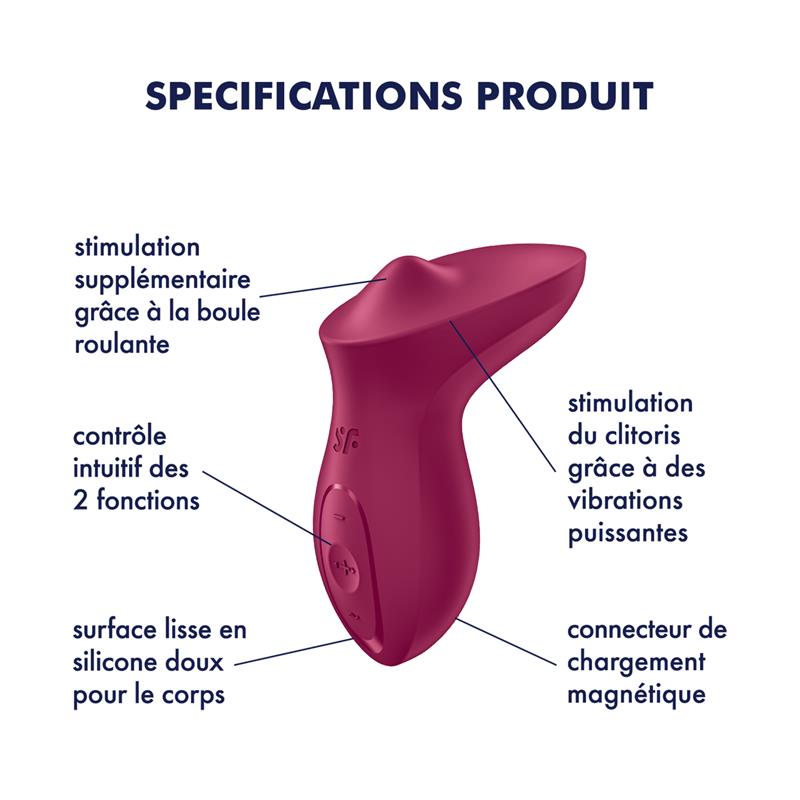 Exciterrr berry vibrator soft touch silicone