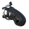 FANTASY C RINGZ HARDCORE SILICONE COCK BLOCKER BLACK