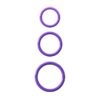 FANTASY C RINGZ SILICONE 3 RING STAMINA SET PURPLE
