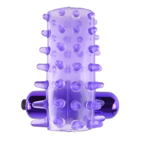 FANTASY C-RINGZ VIBRATING COCK SLEEVE PURPLE - IMAGE 2