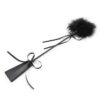 FEATHER TICKLER AND PADDLE 49 CM BLACK