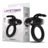 FERMAX VIBRATING RING WITH RABBIT USB SILICONE BLACK