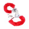 FETISH FANTASY SERIES BEGINNERS FURRY CUFFS RED