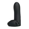 FINGER SLEEVE VIBRATOR BLACK