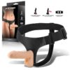 FLAXY STRAP ON HARNESS WITH DETACHABLE AND FLEXIBLE DILDO