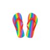 FLIP FLOPS WITH LGBT FLAG SIZE 38 39