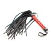 FLOGGER DIAMOND PATTERN AND METAL HARDWARE 39 CM RED
