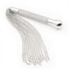 FLOGGER WITH CHAIN TASSEL WITH RHINESTONE HANDLE