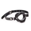GAG BALL MOUTH SHAPED BLACK