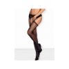 GARTER STOCKINGS S314 ONE SIZE BLACK