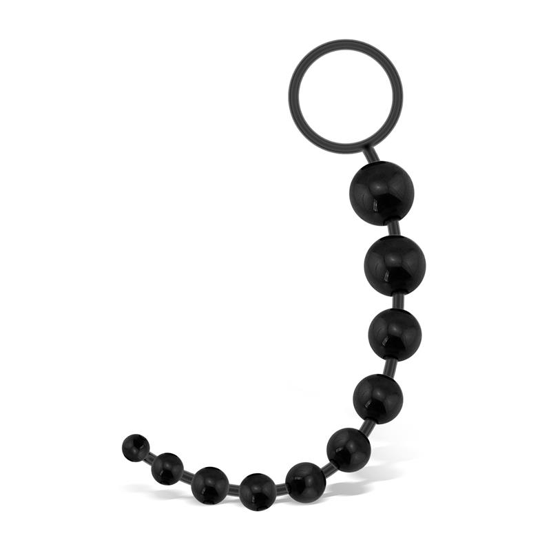 G.FLEX BENDABLE THAI ANAL BEADS BLACK 3 G.FLEX BENDABLE THAI ANAL BEADS BLACK - IMAGE 3