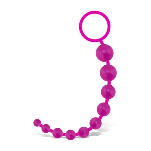 G.FLEX BENDABLE THAI ANAL BEADS PINK - IMAGE 3