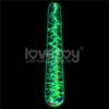 GLOW IN THE DARK TWILIGHT GLEAM GLASS DILDO SLIM