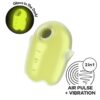 GLOWING GHOST CLITORIS SUCKER GLOWS IN THE DARK YELLOW