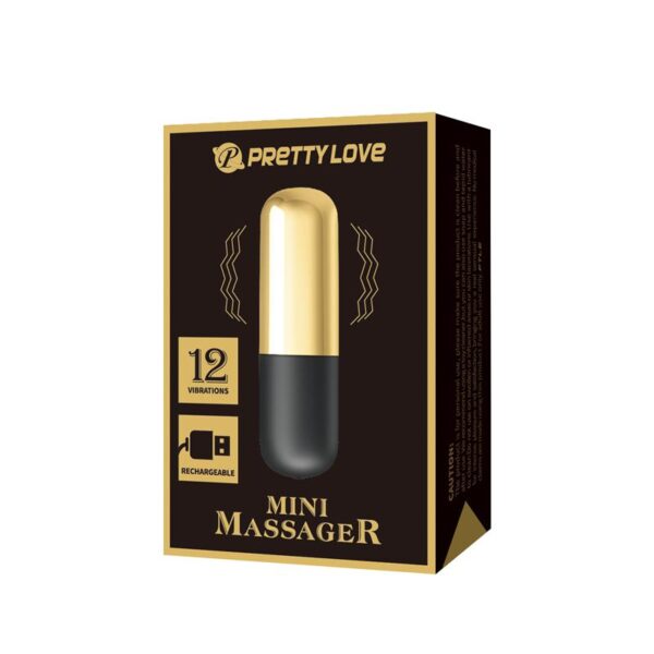 GOLDEN MINI MASSAGER WITH CHARGING CABLE USB CHARGING