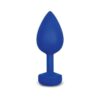 GPLUGLARGE BUTT PLUG LARGE NAVY BLUE