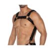 H4RNESS05 CHEST HARNESS NEON BLACK ONE SIZE