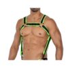 H4RNESS05 CHEST HARNESS NEON GREEN ONE SIZE