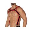 H4RNESS05 CHEST HARNESS NEON RED ONE SIZE