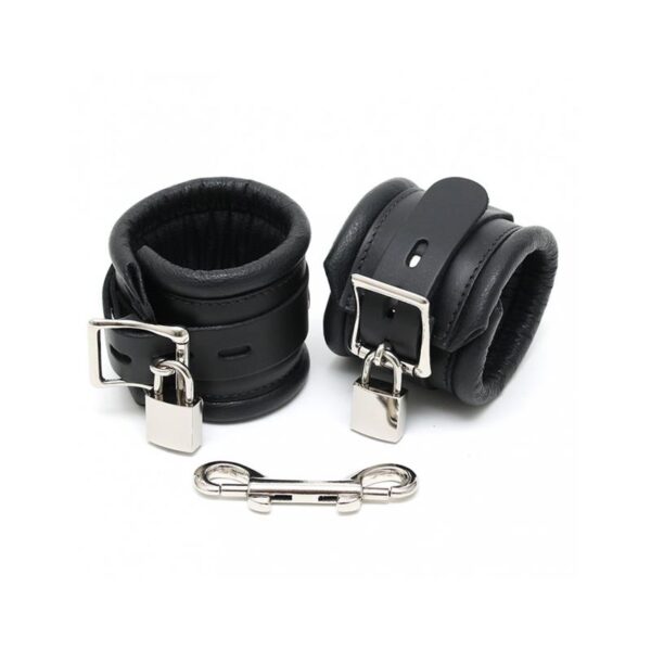 HAND CUFFS LUX 7 CM WITH PADLOCKS - IMAGE 2
