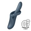 HEAT FLEX 4 ROTATING AND HEATING VIBRATOR GREY