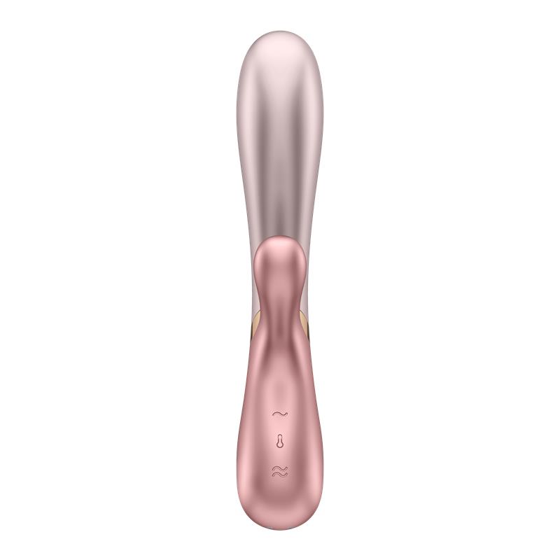 HOT LOVER HEAT EFFECT VIBRATOR WITH APP DUO-PINK 4 HOT LOVER VIBRATOR DUAL STIMULATION