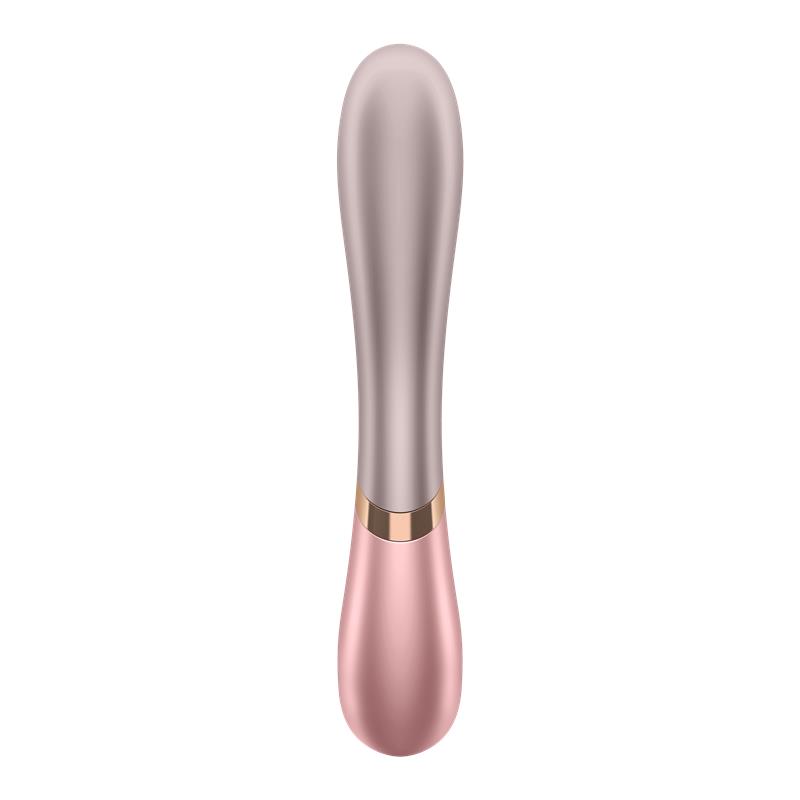 HOT LOVER HEAT EFFECT VIBRATOR WITH APP DUO-PINK 5 HOT LOVER VIBRATOR USB CHARGING