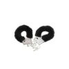 HUNDCUFFS WITH FUR BLACK