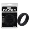 INFINITY SILICONE RING L BLACK