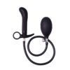 INFLATABLE ANAL PLUG WITH PUMP BLACK