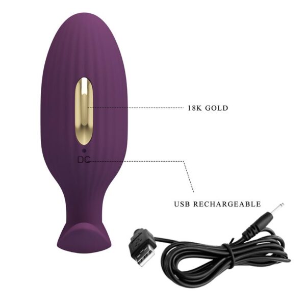 JEFFERSON ANAL PLUG WITH VIBRATION AND ELECTROSHOCK WITH APP - IMAGE 18