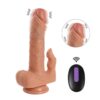 JULIAN DILDO WITH 20 MODES OF VIBRATION AND CLITORIS STIMULATOR