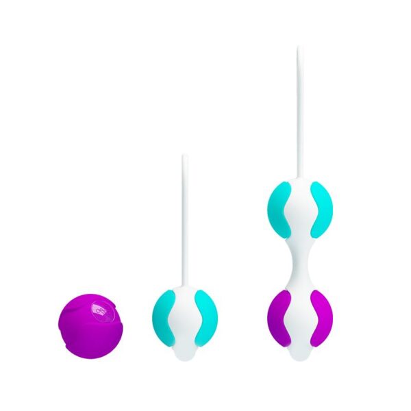 KEGEL BALLS ORGASMIC BALLS PINK AND BLUE - IMAGE 3