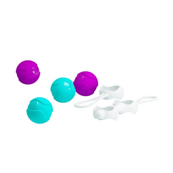 KEGEL BALLS ORGASMIC BALLS PINK AND BLUE - IMAGE 4